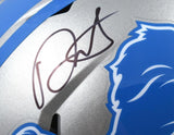 David Montgomery Autographed Detroit Lions F/S Speed Helmet - Beckett W Hologram