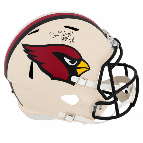 Dan Dierdorf Signed Cardinals RETRO Riddell F/S Replica Helmet w/HOF - (SS COA)