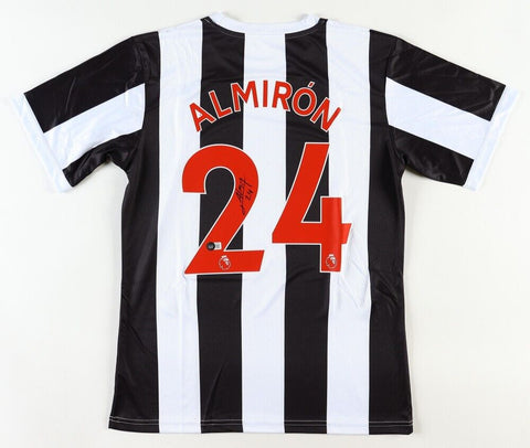 Miguel Almiron Signed Newcastle United FC Home Soccer Jersey (Beckett)