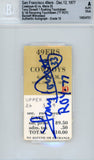 Tony Dorsett Autographed Ticket 12/12/77 Dallas Cowboys BAS Slabbed 39934