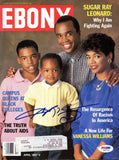 Sugar Ray Leonard Autographed Signed Magazine Cover PSA/DNA #S42752