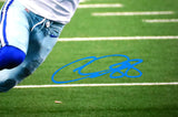 CeeDee Lamb Autographed Dallas Cowboys 16x20 Up Field Photo- Fanatics *Blue