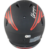 Christian Gonzalez Signed New England Patriots Pro Eclipse Helmet Beckett 50890