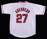 Vladimir Guerrero Sr. Signed California Angels Jersey (Beckett) 2004 A.L. MVP