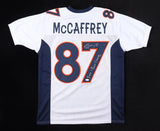 Ed McCaffrey Signed Denver Broncos Jersey Inscribed Back 2 Back Champs (JSA COA)