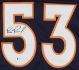Bill Romanowski Signed Denver Broncos Jersey (Beckett) 4xSuper Bowl Champ