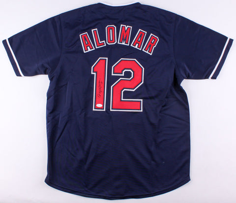 Roberto Alomar Signed Cleveland Indians Jersey (JSA COA) 12xAll-Star 1990-2001