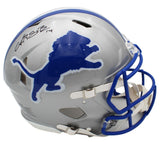 Amon-Ra St. Brown Signed Detroit Lions Speed Authentic Throwback NFL Helmet