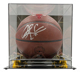Dennis Rodman Signed Chicago Bulls NBA Wilson Logo Basketball BAS w/ Case