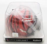 Anthony Munoz Signed Cincinnati Bengals Mini Helmet (Tristar) 1998 NFL HOF / O.T