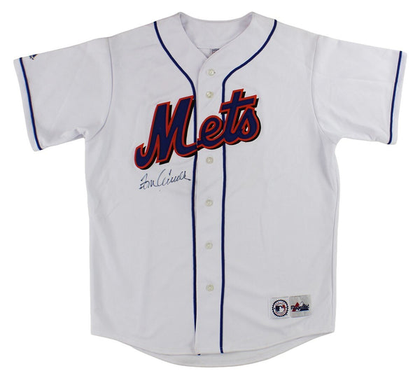 Dwight Gooden Signed New York Mets Majestic White MLB Jersey