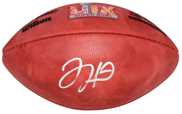 JALEN HURTS SIGNED PHILADELPHIA EAGLES WILSON SUPER BOWL LIX FOOTBALL FANATICS