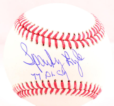 Sparky Lyle Autographed Rawlings OML Baseball w/ 77 AL CY - Beckett W Hologram