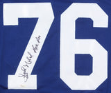 John Niland Signed Cowboys Jersey Inscribed "All Pro" (JSA) Dallas 6xPro Bowl