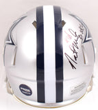 Nate Newton Autographed Dallas Cowboys Mini Helmet w/3x SBC - Prova *Black