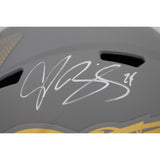 Champ Bailey Autographed/Signed Denver Broncos F/S Slate Helmet Beckett 48649