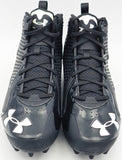 TYLER LOCKETT AUTOGRAPHED UNDER ARMOUR CLEATS SEAHAWKS SIZE 10.5 MCS 236389