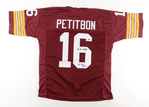 Richie Petitbon Signed Washington Redskins Jersey Inscribed "4xPro Bowls" (RSA)