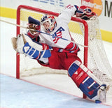 Mike Richter Signed Team USA Jersey (Beckett) 1994 Stanley Cup Champ Goaltender