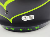 KENNETH WALKER III AUTOGRAPHED SEAHAWKS ECLIPSE FULL SIZE HELMET BECKETT 235706