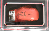 Mike Tyson Autographed Shadow Box Red Everlast Boxing Glove *Right-Fiterman Holo