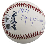 Athletics Vida Blue "71 Cy Young, 71 MVP" Signed OAL Baseball BAS #BU43403