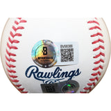 Jackson Merrill Autographed San Diego Padres OML Baseball Beckett 56309