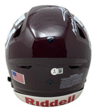 Johnny Manziel Signed Texas A&M FS Authentic SpeedFlex Helmet w/ 3 Insc BAS