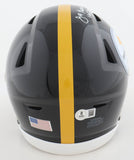 Joe Greene Signed Steelers Mid-Size SpeedFlex Helmet Inscribed HOF 87 - Beckett