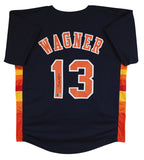 Billy Wagner Authentic Signed Navy Blue Pro Style Jersey BAS Witnessed