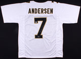 Morten Andersen Signed New Orleans Saints Jersey (JSA COA & Anderson Holo) P.K.