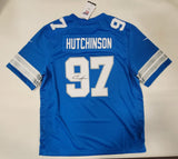 AIDAN HUTCHINSON SIGNED DETROIT LIONS NIKE AUTHENTIC JERSEY BECKETT COA