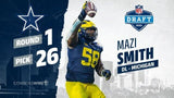 Mazi Smith Signed Dallas Cowboys Jersey (JSA COA) 2023 1st Rnd Pk / Michigan D.T