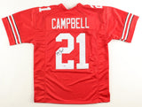 Parris Campbell Signed Ohio State Buckeyes OSU Jersey (PSA) Dallas Cowboys W.R.