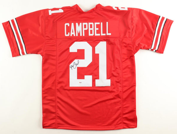 Parris Campbell Signed Ohio State Buckeyes OSU Jersey (PSA) Dallas Cowboys W.R.