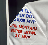 QB's Of The Century Auto Framed Jersey 4 Sigs Montana PSA/DNA Z03599