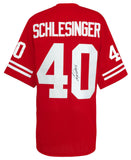 Cory Schlesinger Signed Red Custom College Football Jersey - (SCHWARTZ COA)