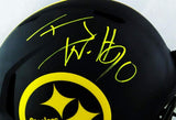 T.J. Watt Autographed Pittsburgh Steelers F/S Eclipse Authentic Helmet- JSA W