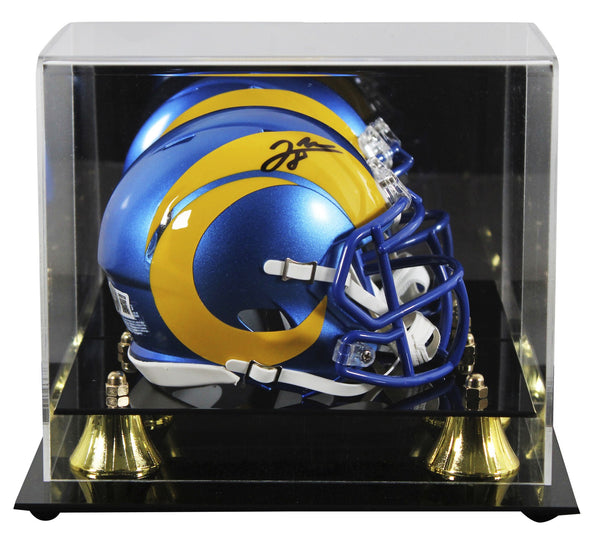 Rams Jared Verse Authentic Signed Speed Mini Helmet W/ Case BAS Witnessed