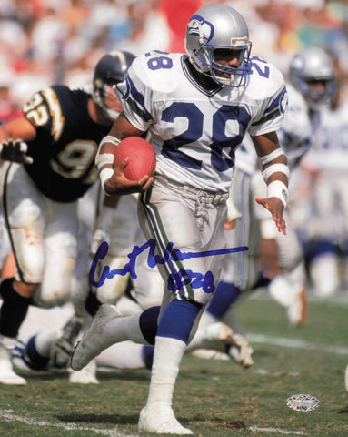 Curt Warner Autographed Signed 8x10 Photo Seattle Seahawks MCS Holo #63545