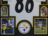FRAMED PITTSBURGH STEELERS HINES WARD AUTOGRAPHED SIGNED JERSEY JSA COA