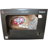 Brock Purdy Autographed/Signed San Francisco 49ers Helmet Replica Beckett 58561