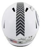 Steelers Joe Greene "HOF 87" Signed STS III F/S Speed Rep Helmet W/ Case BAS Wit