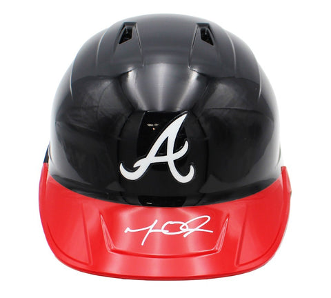 Matt Olson Signed Atlanta Braves Rawlings Mach Pro MLB Batting Helmet