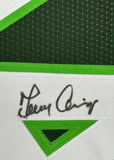 Framed Autographed/Signed Terry Cummings 35x39 Milwaukee Green Jersey COA
