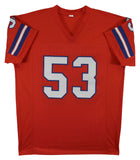 Randy Gradishar "HOF 24" Signed Orange Throwback Pro Style Jersey BAS Witnessed