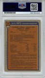Roger Staubach Signed 1976 Topps #331 NFC Championship Card PSA Slab 43549