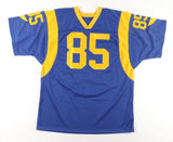 Jack Youngblood Signed Los Angeles Rams Jersey (PSA) 7xPro Bowl Defensive End.