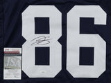 Dalton Schultz Signed Dallas Cowboys Jersey (JSA COA) Ex Stanford Tight End
