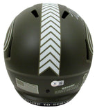 Nick Bosa Signed Full Size Salute To Service Replica 49ers Helmet Beckett 178267